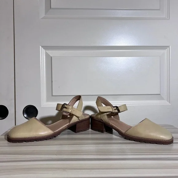 Madewell The Claudie Lugsole Mary Jane in Earthen Sand, Size 11